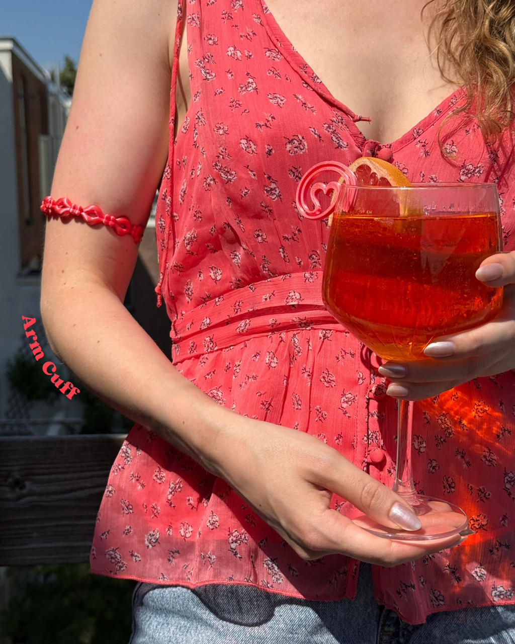 Arm Cuff - Coral