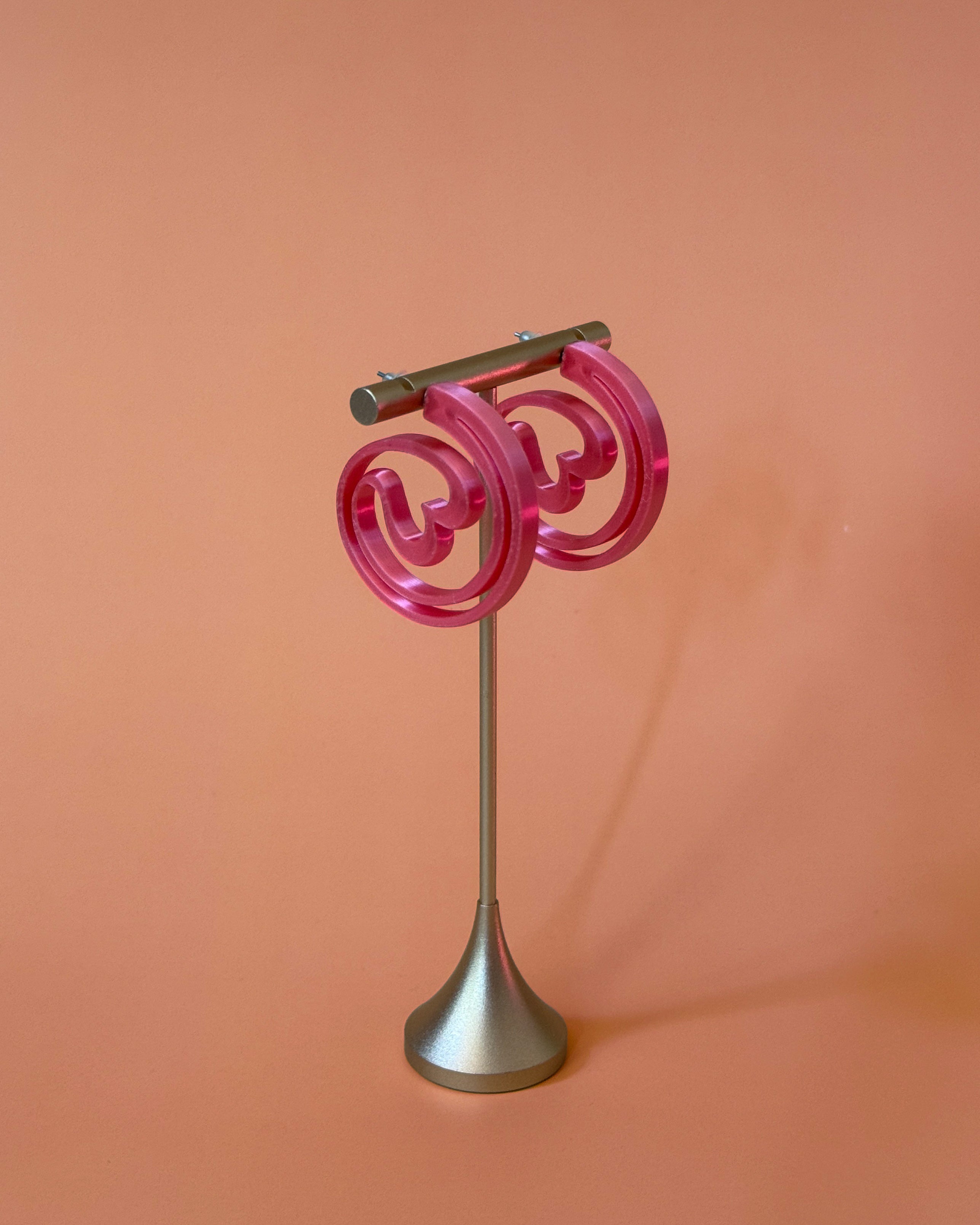 Heart Hoop - Coral