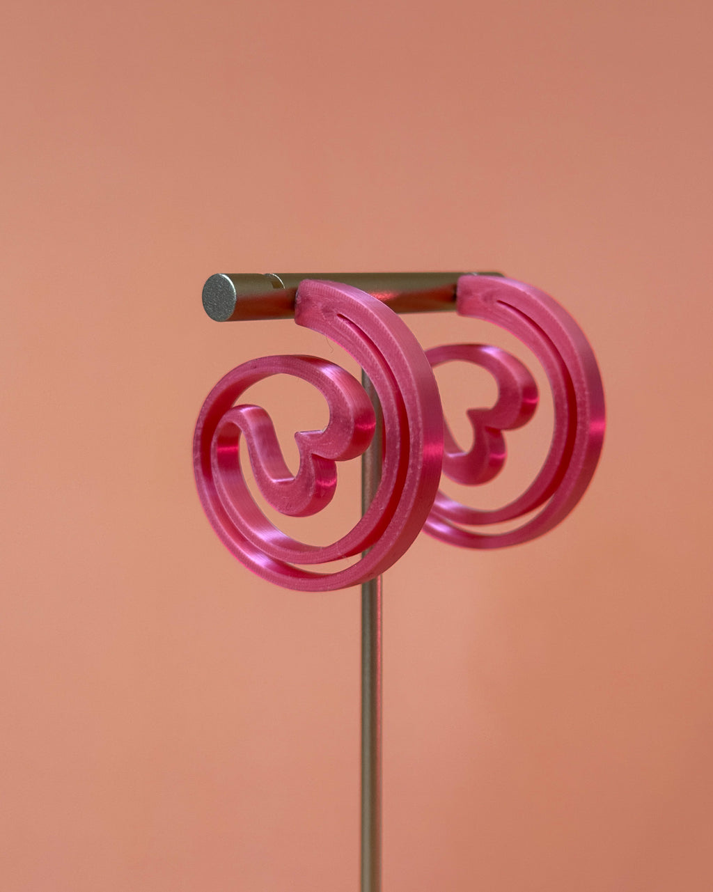 Heart Hoop - Coral