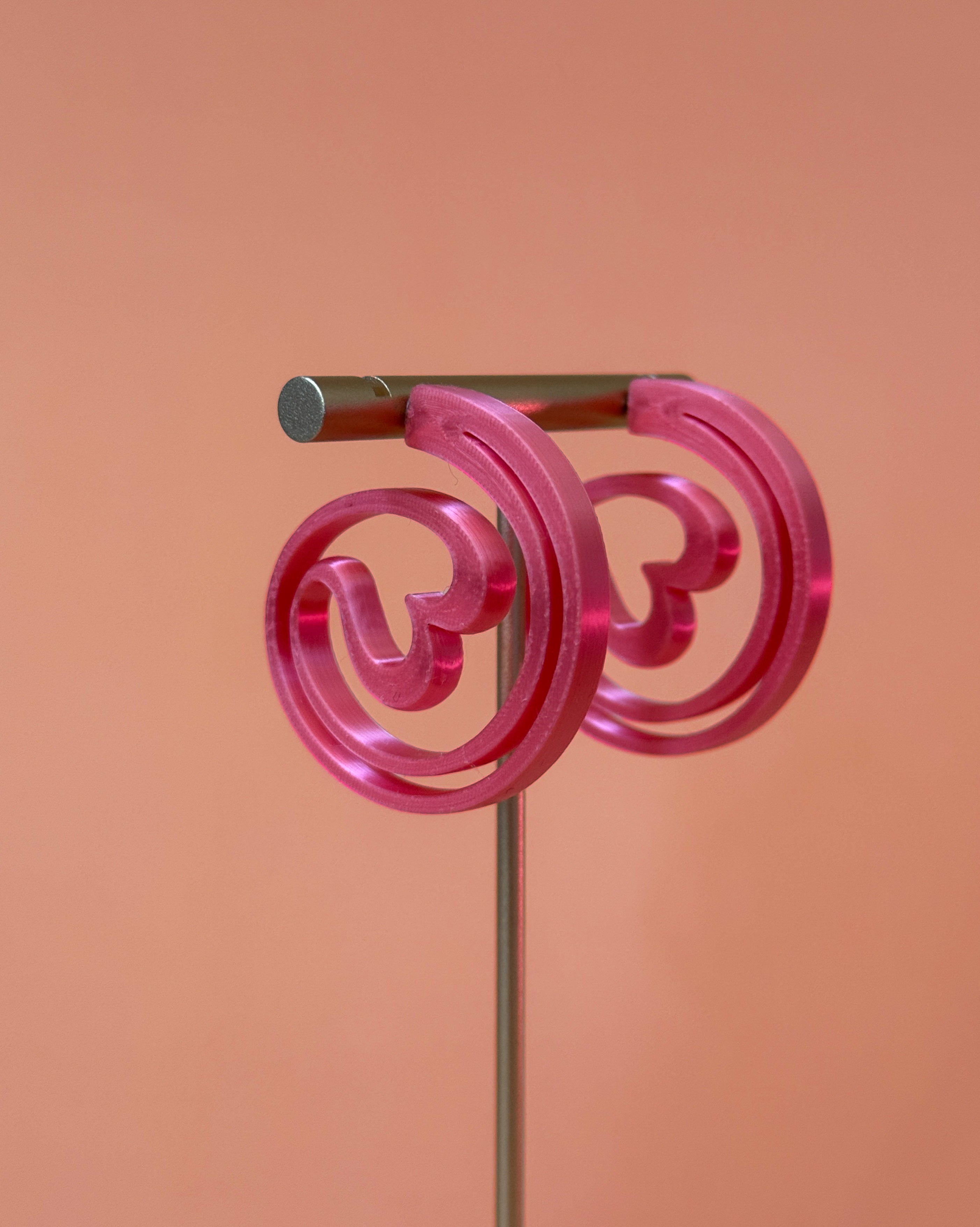Heart Hoop - Coral